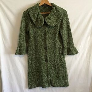 Fever Duster Length Knit Cardigan Size S